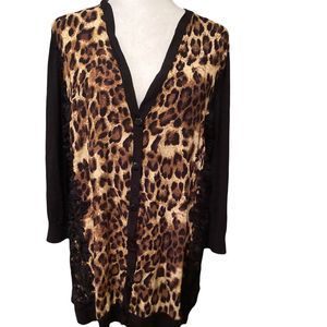 Chico’s Leopard Print Cardigan